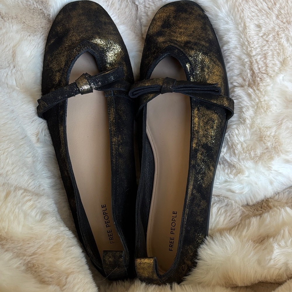 Free People Mania Bow flats
